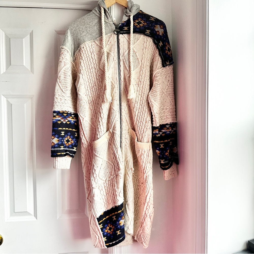 Free People Capture The Moment Knit Cardigan Sweater Coat - Picture 4 of 9